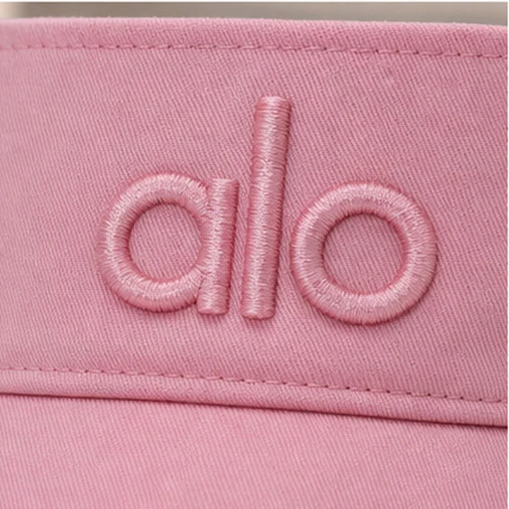 ALO Yoga Pink Tennis Open Top Visor Hat NWT